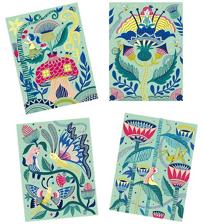 Djeco Tegnesæt - Pastel Scratch