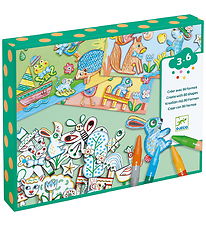 Djeco Tegnesæt - Create With 80 Shapes