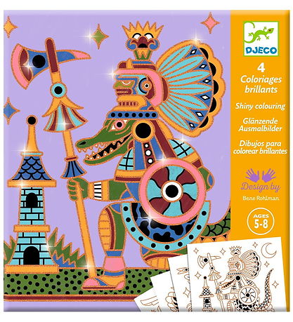 Djeco Tegnesæt - Shiny Colouring