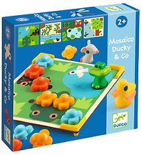 Djeco Mosaiksæt - Stiftmosaik - And Og Co