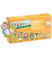 Djeco Jigsaw Puzzle - 16 Bricks - BIG & Small At The Farm
