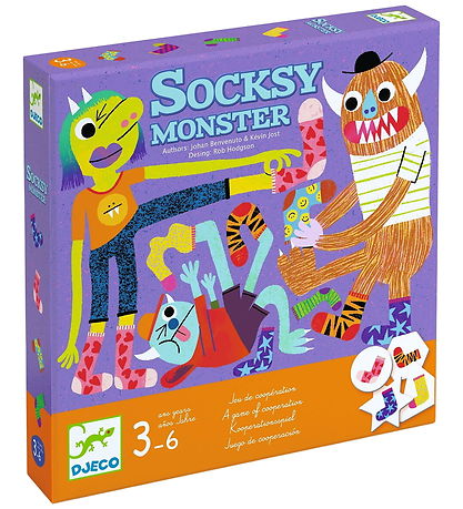 Djeco Spil - Socksy Monster