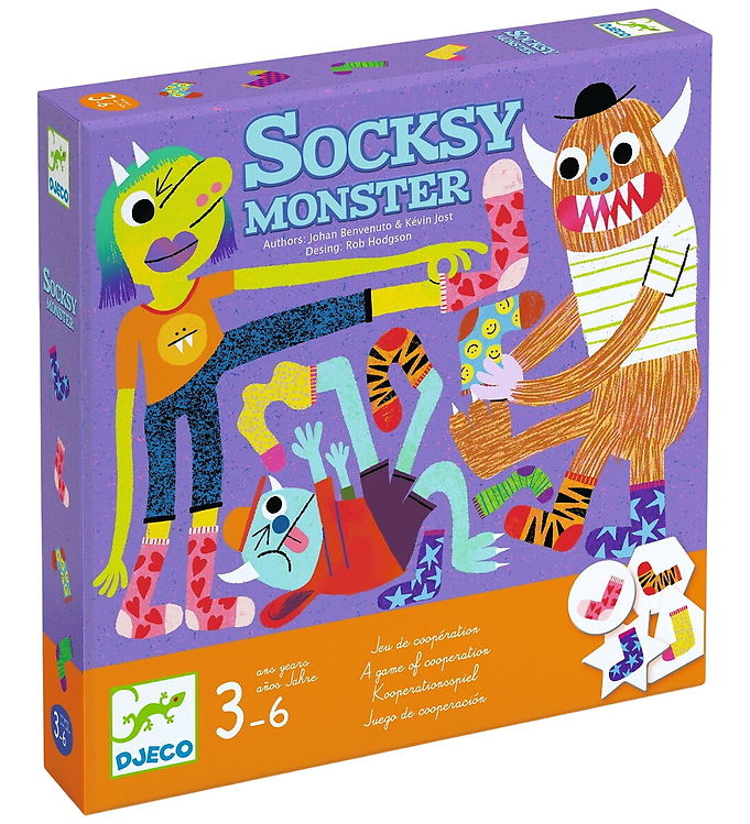 Djeco Spil - Socksy Monster