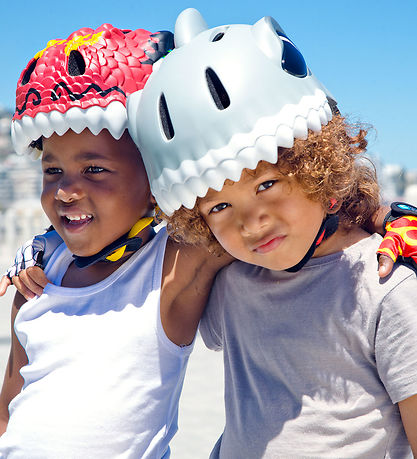 Crazy Safety Cykelhjelm - Shark - Grey