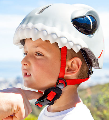 Crazy Safety Cykelhjelm - Shark - Grey