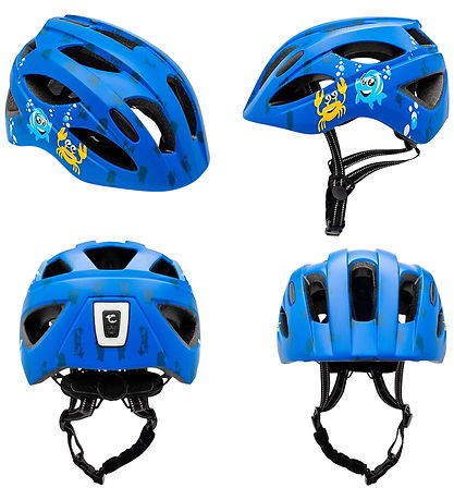 Crazy Safety Cykelhjelm - Cool Sea - Blue