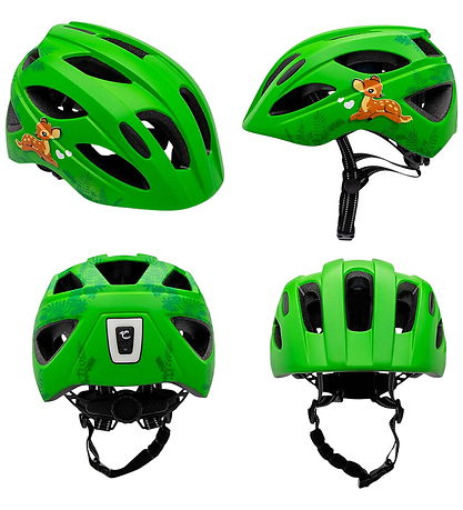 Crazy Safety Cykelhjelm - Cool Cute - Green