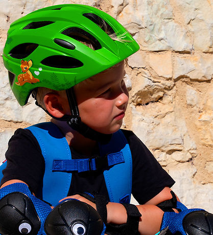 Crazy Safety Cykelhjelm - Cool Cute - Green