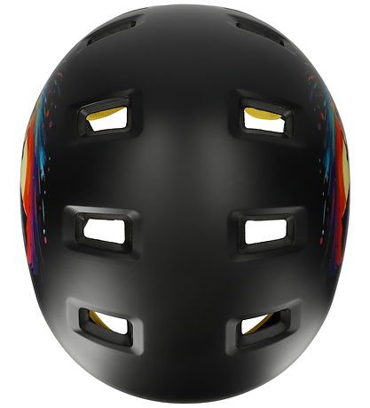 Crazy Safety Cykelhjelm - Rampage Skating - Black/ Orange