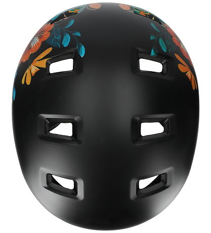 Crazy Safety Cykelhjelm - Rampage Flower - Carrot