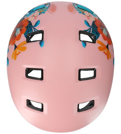 Crazy Safety Cykelhjelm - Rampage Flower - Pink