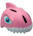 Crazy Safety Cykelhjelm - Shark - Pink