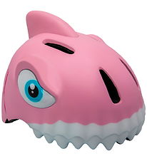 Crazy Safety Cykelhjelm - Shark - Pink