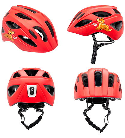 Crazy Safety Cykelhjelm - Cool Cute - Red