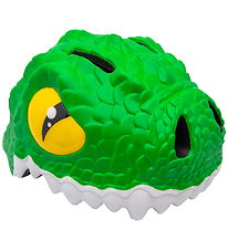 Crazy Safety Cykelhjelm - Crocodile - Green