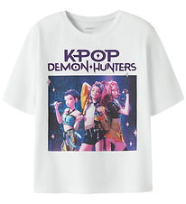 Name It T-shirt - NkfMara - KPop - Bright White