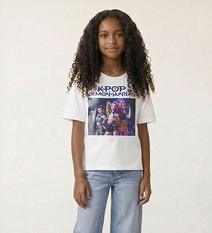 Name It T-shirt - NkfMara - KPop - Bright White