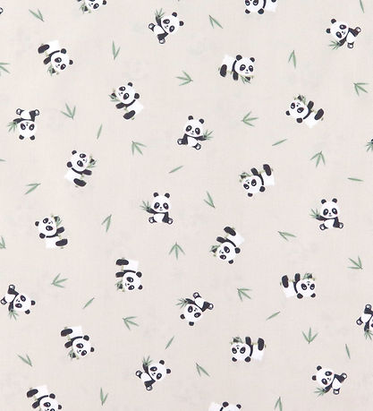 Nørgaard Madsens Sengetøj - Baby - Beige m. Pandaer