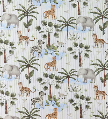 Nørgaard Madsens Sengetøj - Junior - Hvid m. Jungledyr