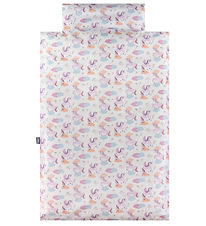 Nørgaard Madsens Bedding - Baby - White w. Unicorns