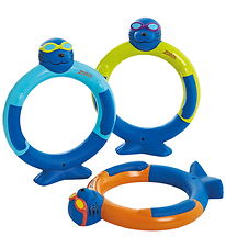 Zoggs Dykkerringe - 3-pak - Orange/Blå/Gul