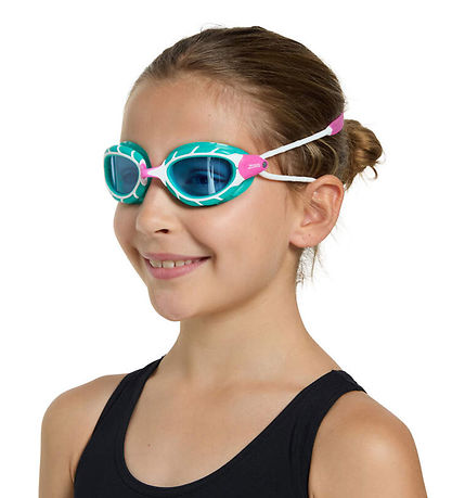 Zoggs Svømmebriller - Predator Junior - Pink Turquoise Tinted 