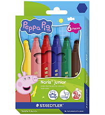 Staedtler Markers - 6 pcs - Noris Junior - 2.5 mm - Peppa Pig