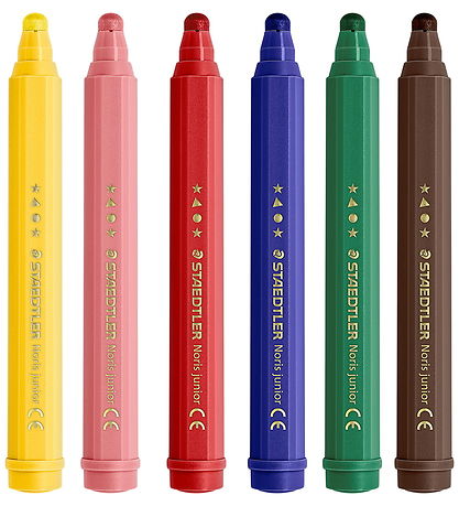 Staedtler Tuscher - 6 stk. - Noris Junior - 2,5 mm - Gurli Gris