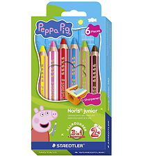 Staedtler Colouring Pencils - Noris Junior - 6 pcs - Peppa Pig