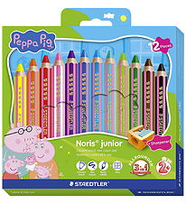 Staedtler Colouring Pencils - Noris Junior - 12 pcs Peppa Pig