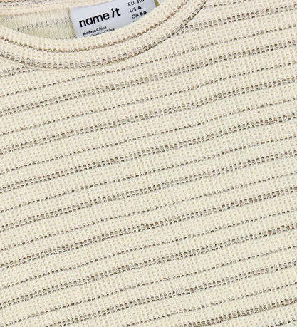 Name It T-shirt - Strik - NkmJonn - Chateau Gray