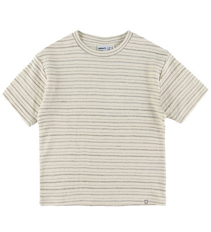 Name It T-shirt - Strik - NkmJonn - Chateau Gray