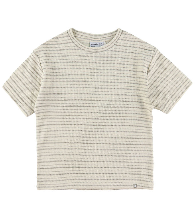 Name It T-shirt - Strik - NkmJonn - Chateau Gray