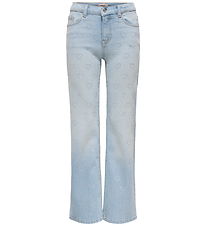 Kids Only Jeans - KogJuicy - Wide - Light Blue Denim/Rhinestone 
