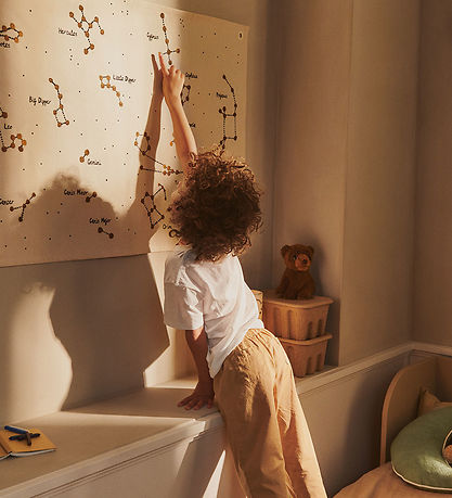 Ferm Living Vægtæppe - 100x70 cm - Constellation - Undyed