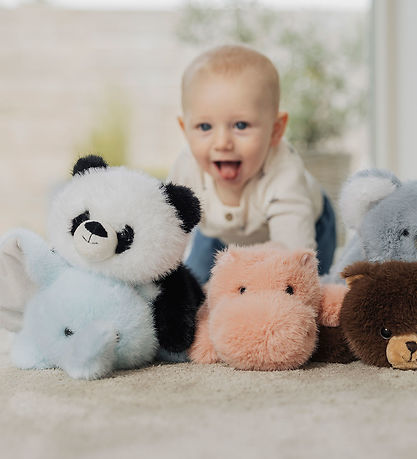 Teddykompaniet - Teddy Wild - Flodhest - 30 cm - Abrikos