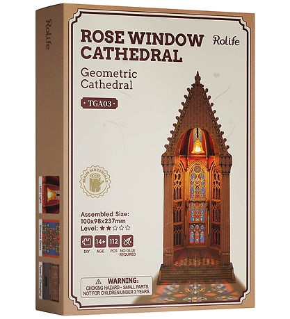 Rolife Miniature-diorama - DIY - Geometric Cathedral TGA03 - 112