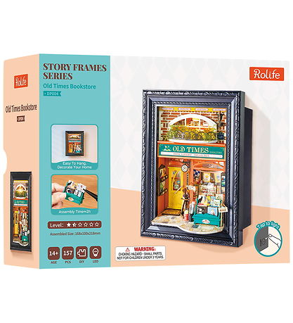 Rolife Miniature - DIY - Old Times Bookstore DPO04 - 157 Dele