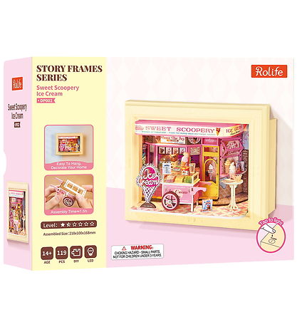 Rolife Miniature - DIY - Sweet Scoopery Ice Cream DPO02 - 119 De