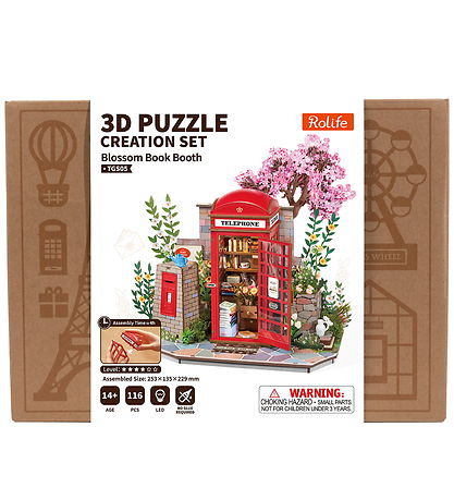 Rolife Miniature - Blossom Book Booth TGS05 - 116 Dele