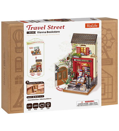 Rolife Miniature-diorama - DIY - Vienna Bookstore DG183 - 290 De
