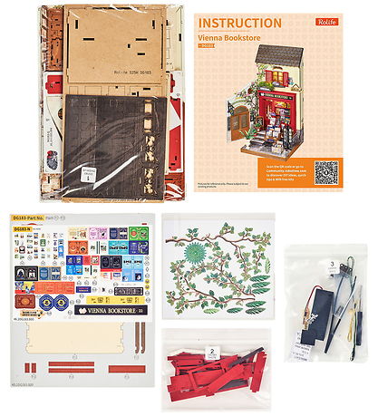 Rolife Miniature-diorama - DIY - Vienna Bookstore DG183 - 290 De