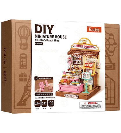 Rolife Miniature - DIY - Sweetie's Donut Shop DS051 - 141 Dele
