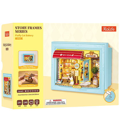 Rolife Miniature - DIY - Fluffy Cat Bakery DP001 - 146 Dele