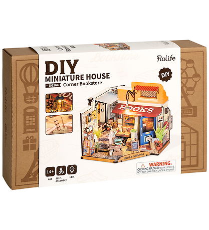 Rolife Miniature - Corner Bookstore DG164