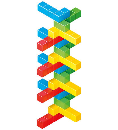 Geomag Magnetsæt - Magicube - Full Color Recycled - 64 Dele