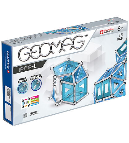 Geomag Magnetsæt - Pro-L Panels - 75 Dele