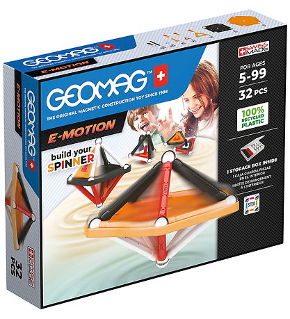 Geomag Magnetsæt - E-Motion Panels Recycled - 32 Dele