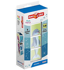 Geomag Magnet Set - Magicube - Mix & Match Ocean Animals - 3 Par