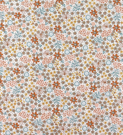 Nørgaard Madsens Sengetøj - Baby - Beige/Rosa Blomster